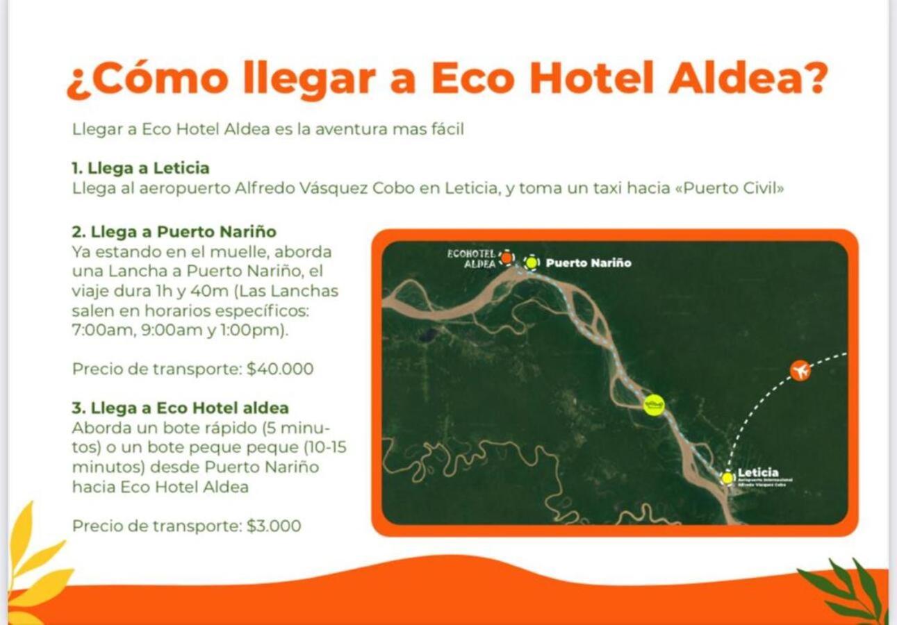 Eco Hotel Aldea -Amazonas Puerto Narino Luaran gambar